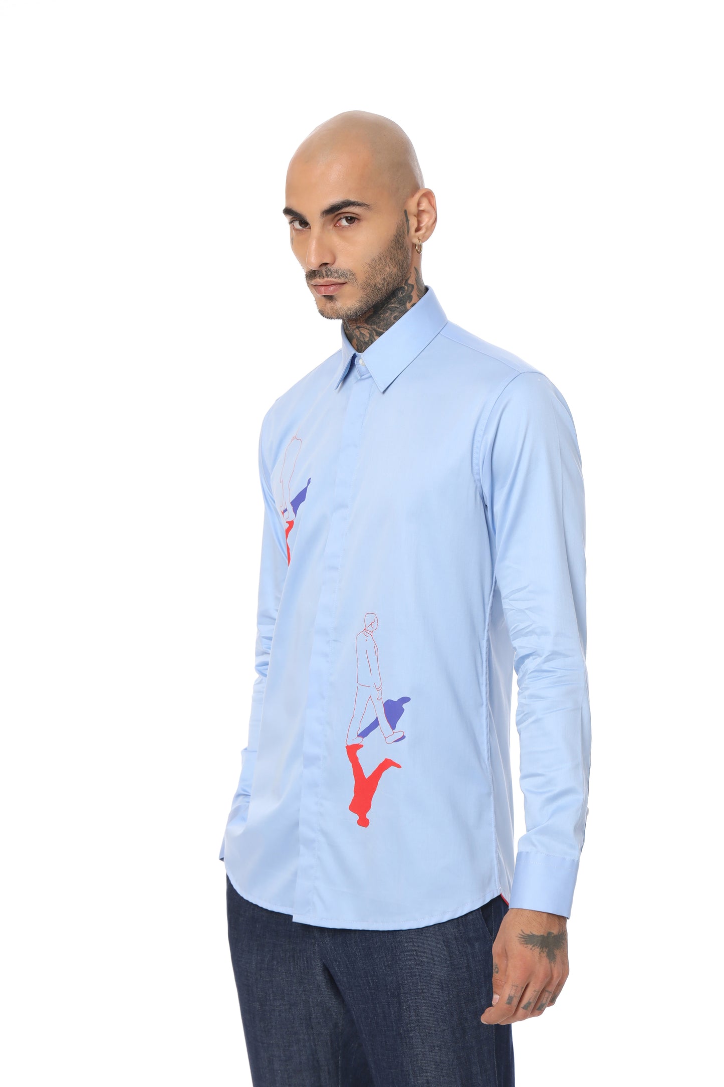 Walking Man - Blue