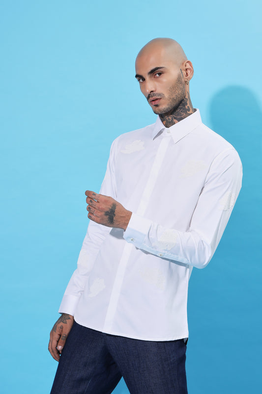 White Beading Rabbit