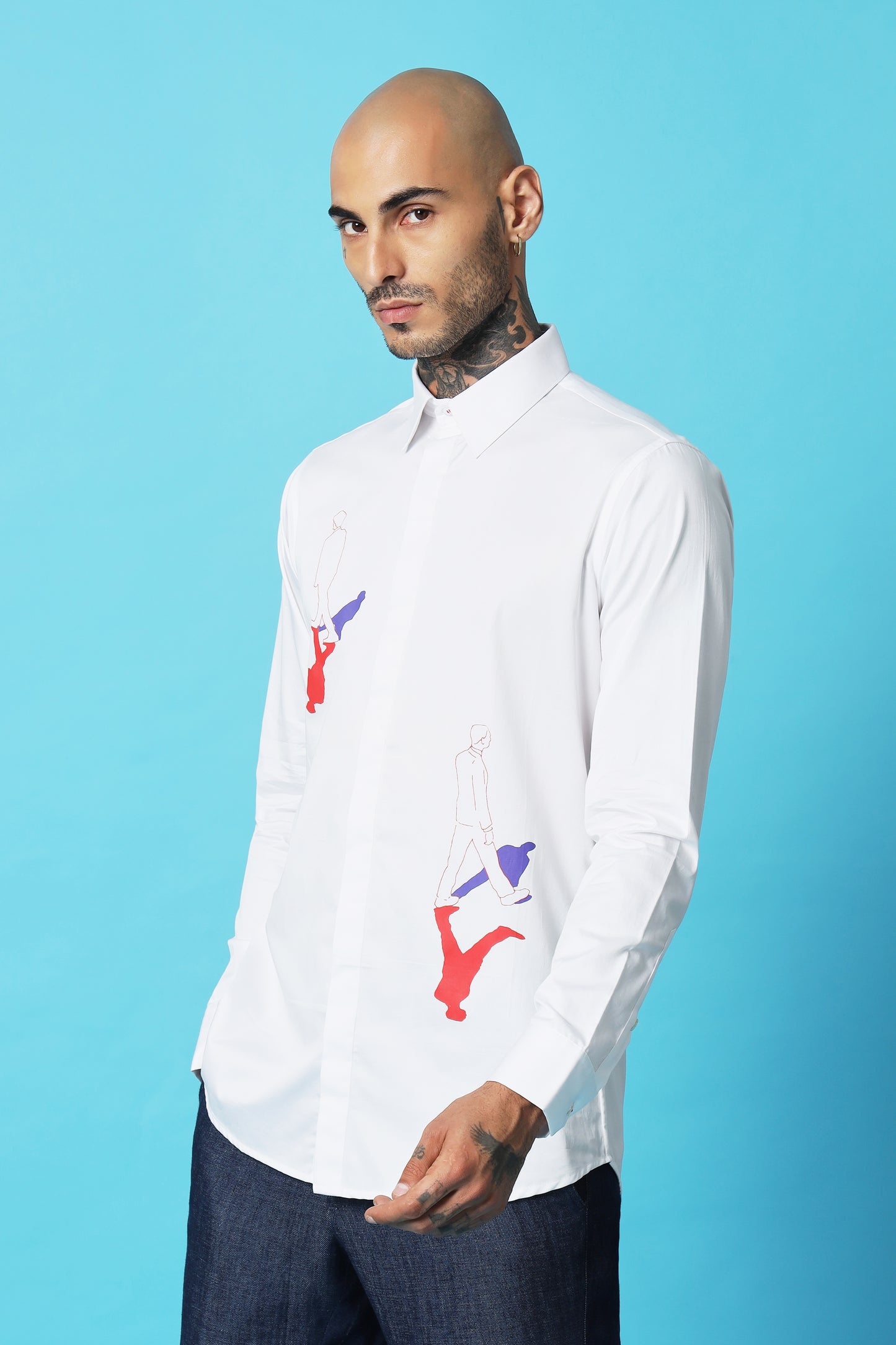 Walking Man - White