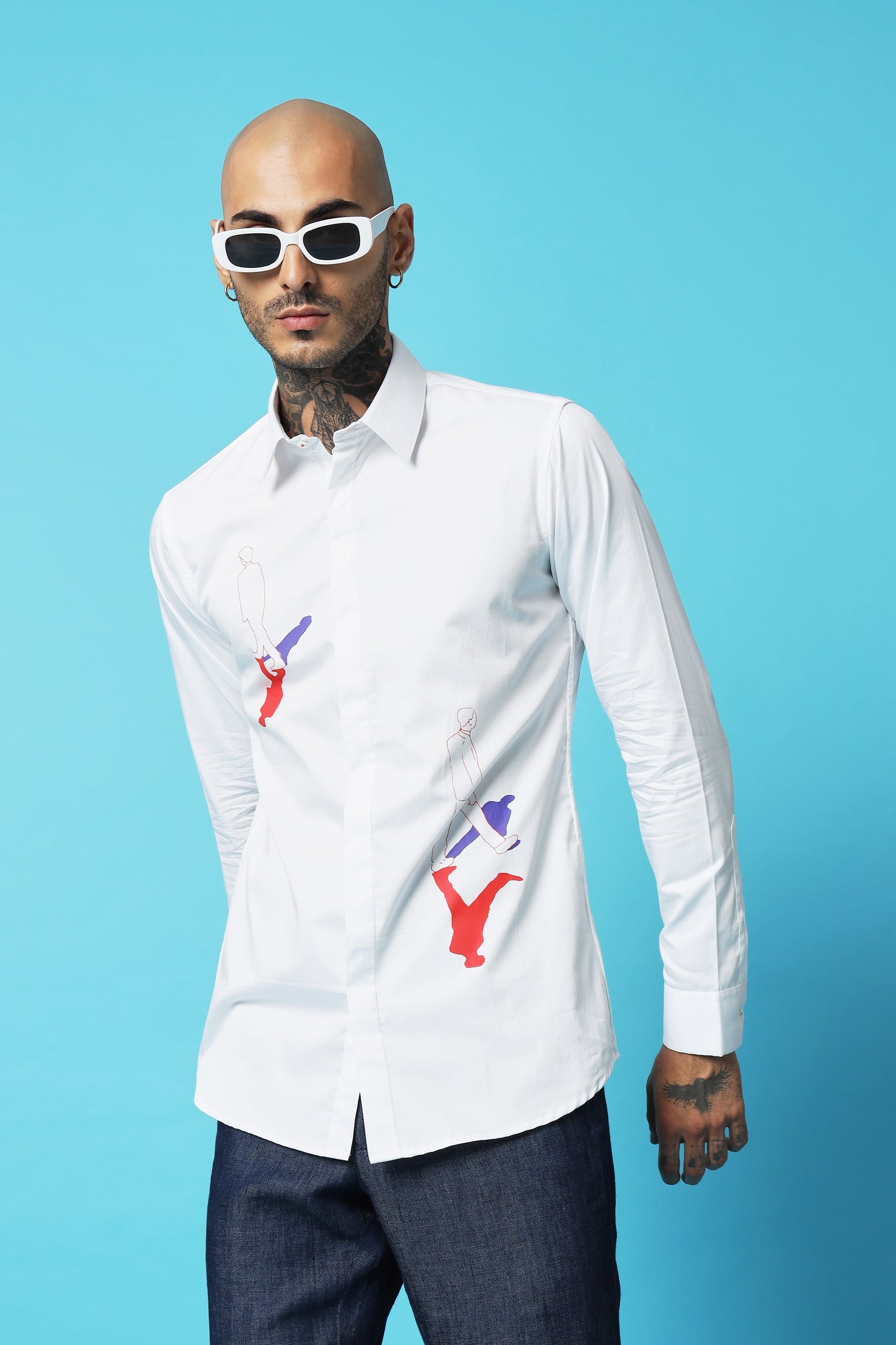 Walking Man - White