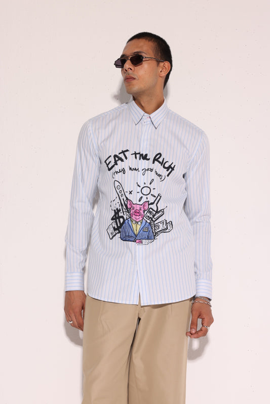 Blue Stripe Eat The Rich