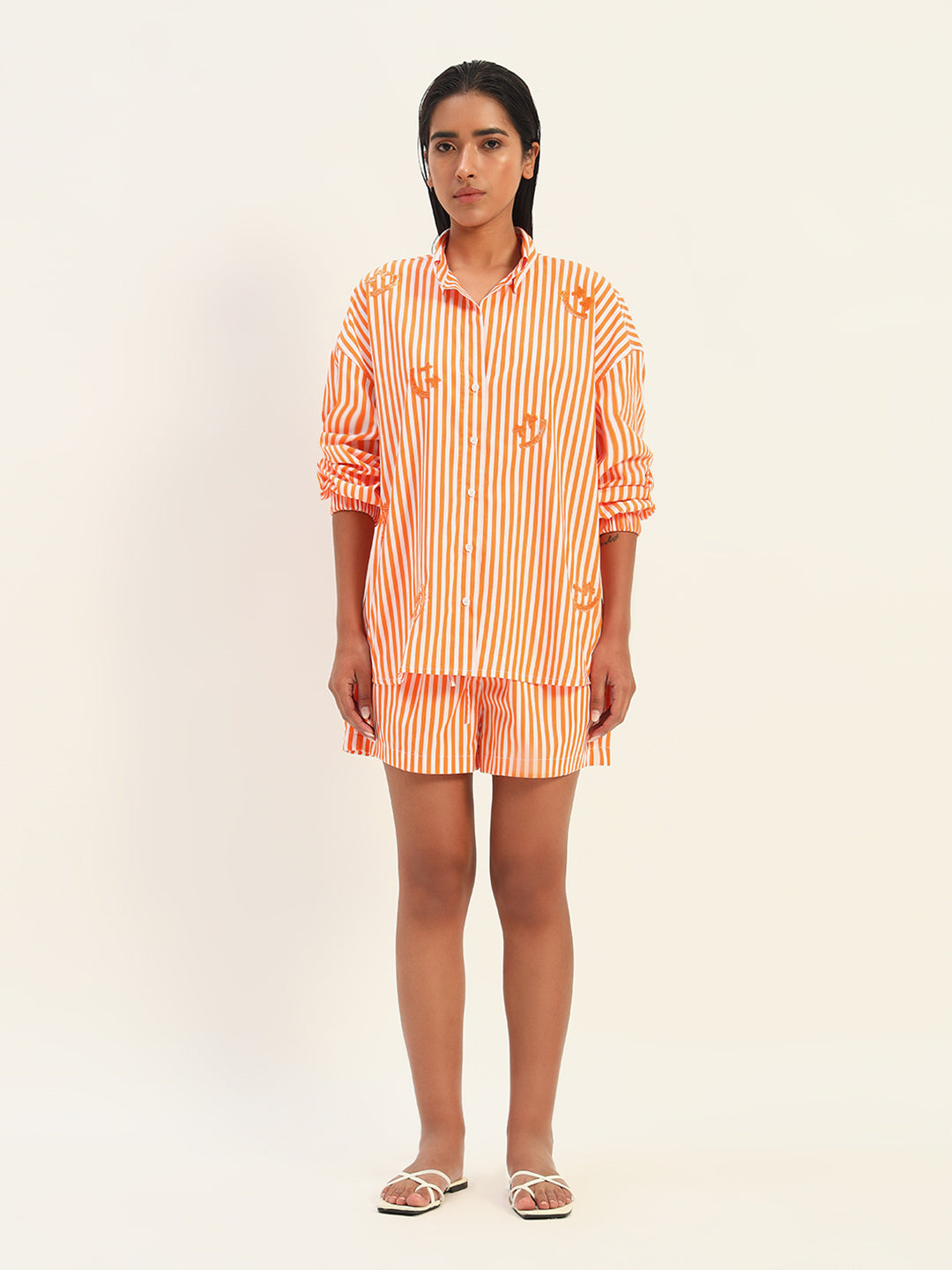 Orange Stripe Smiley