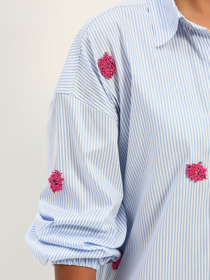 Red pop daisy