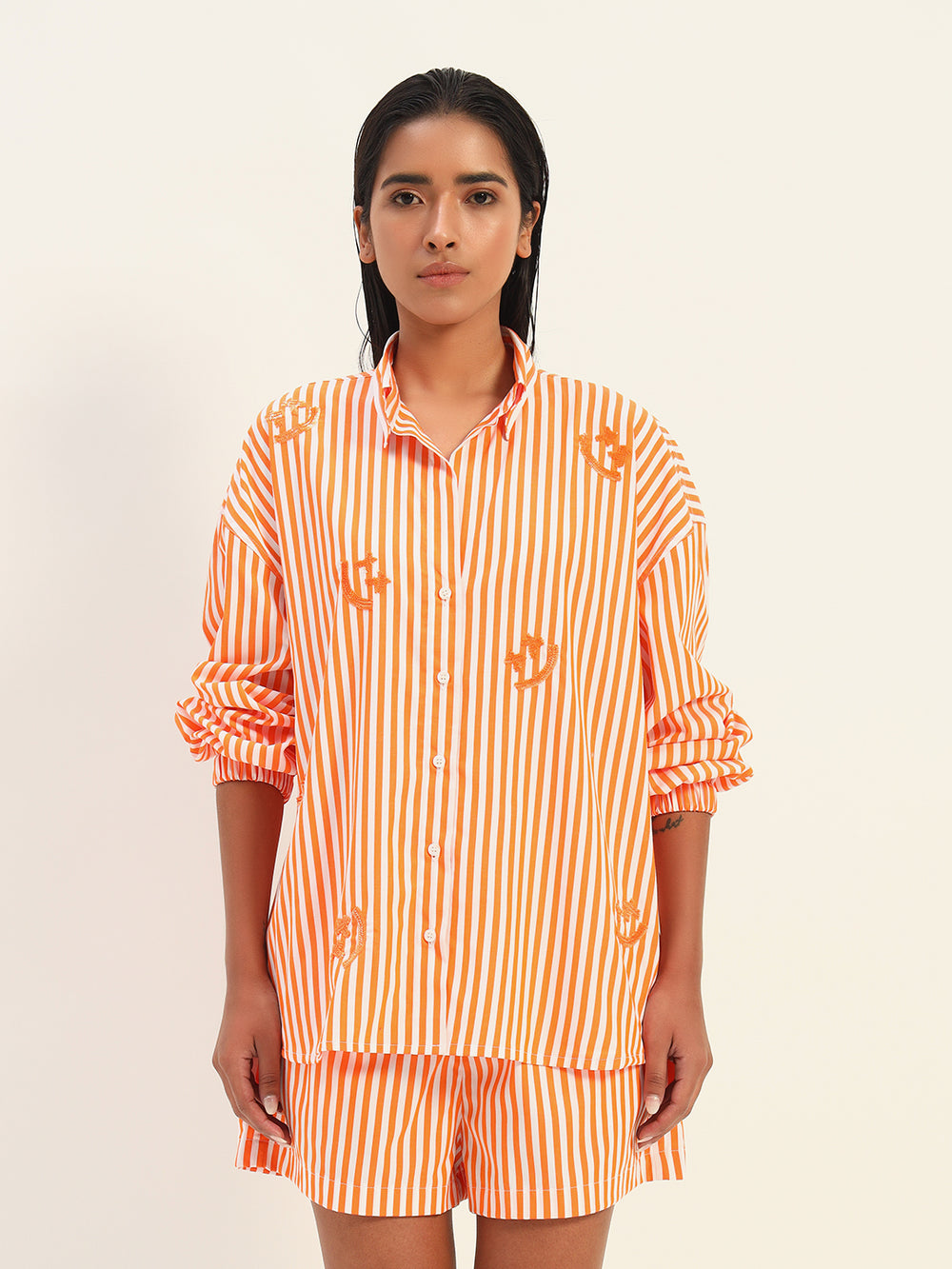 Orange Stripe Smiley