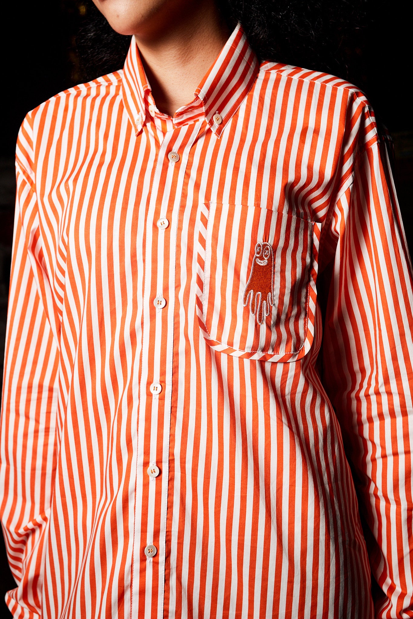 Orange Stripe Ghost