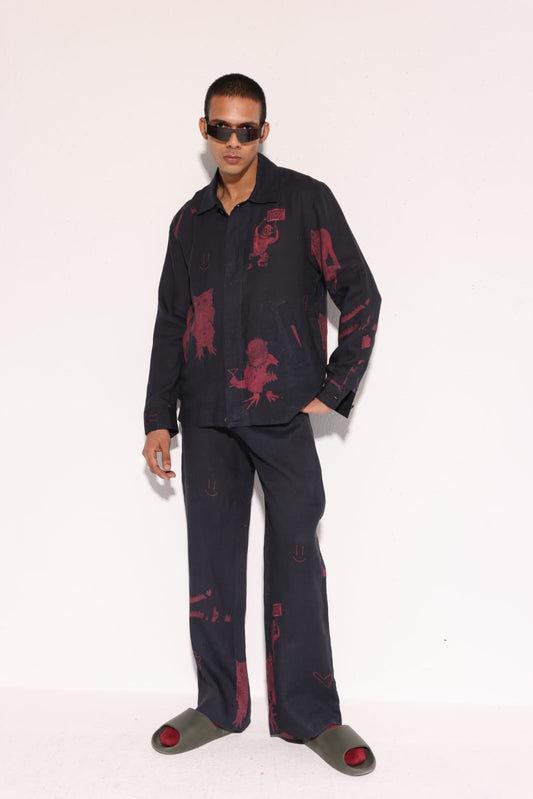 Black Red Monster Shaket