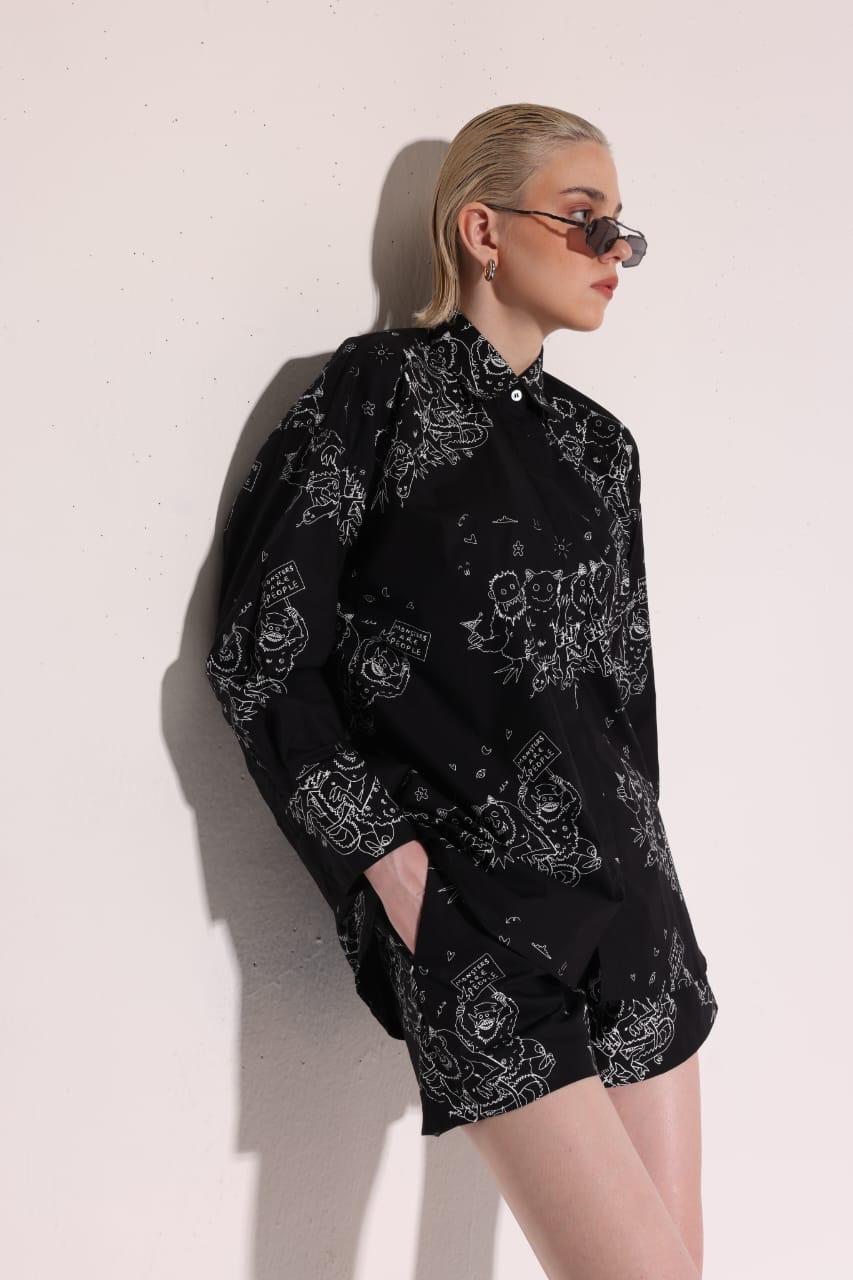 Black Monster Co-ord Set