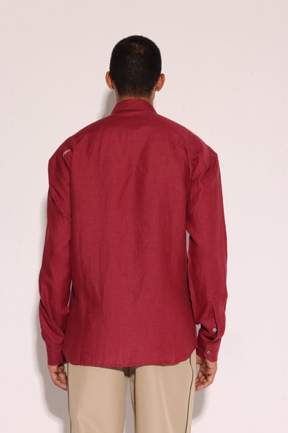 Red Linen Spaceship