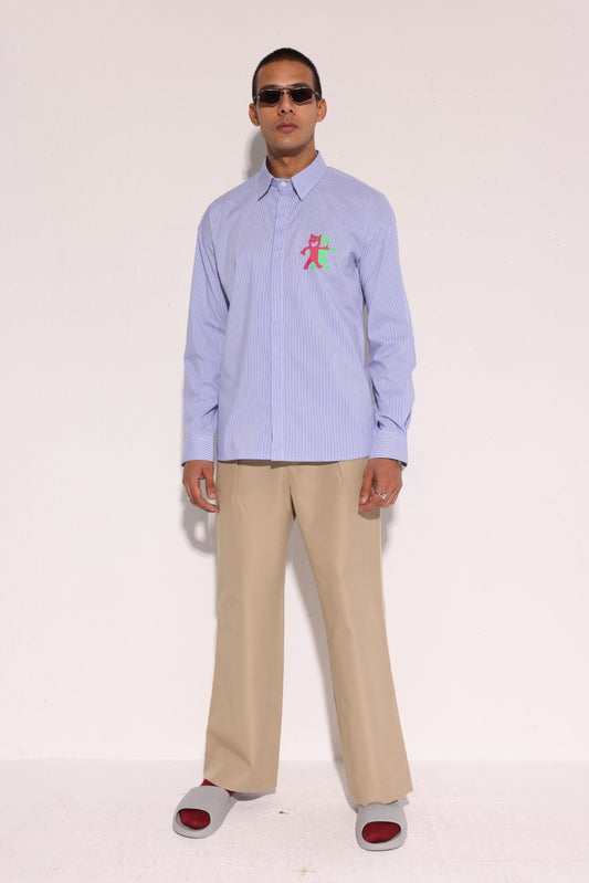 Blue Stripe Double Devil