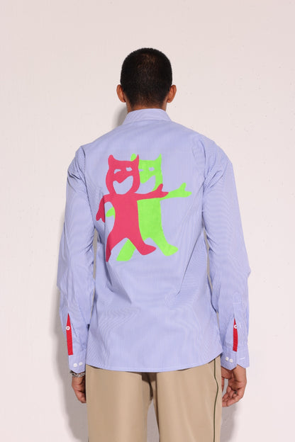 Blue Stripe Double Devil