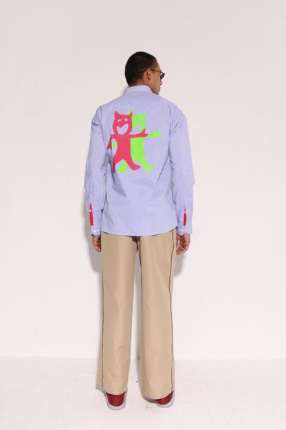 Blue Stripe Double Devil
