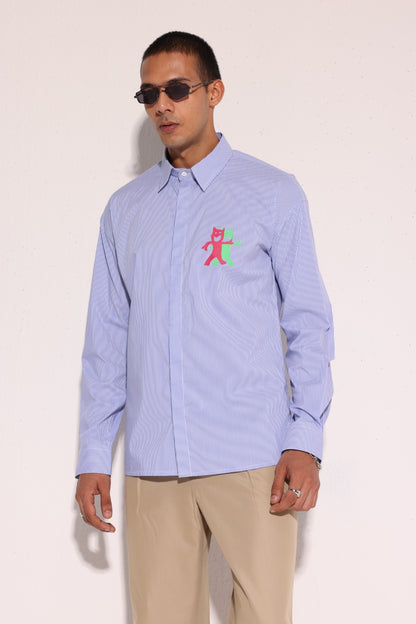 Blue Stripe Double Devil