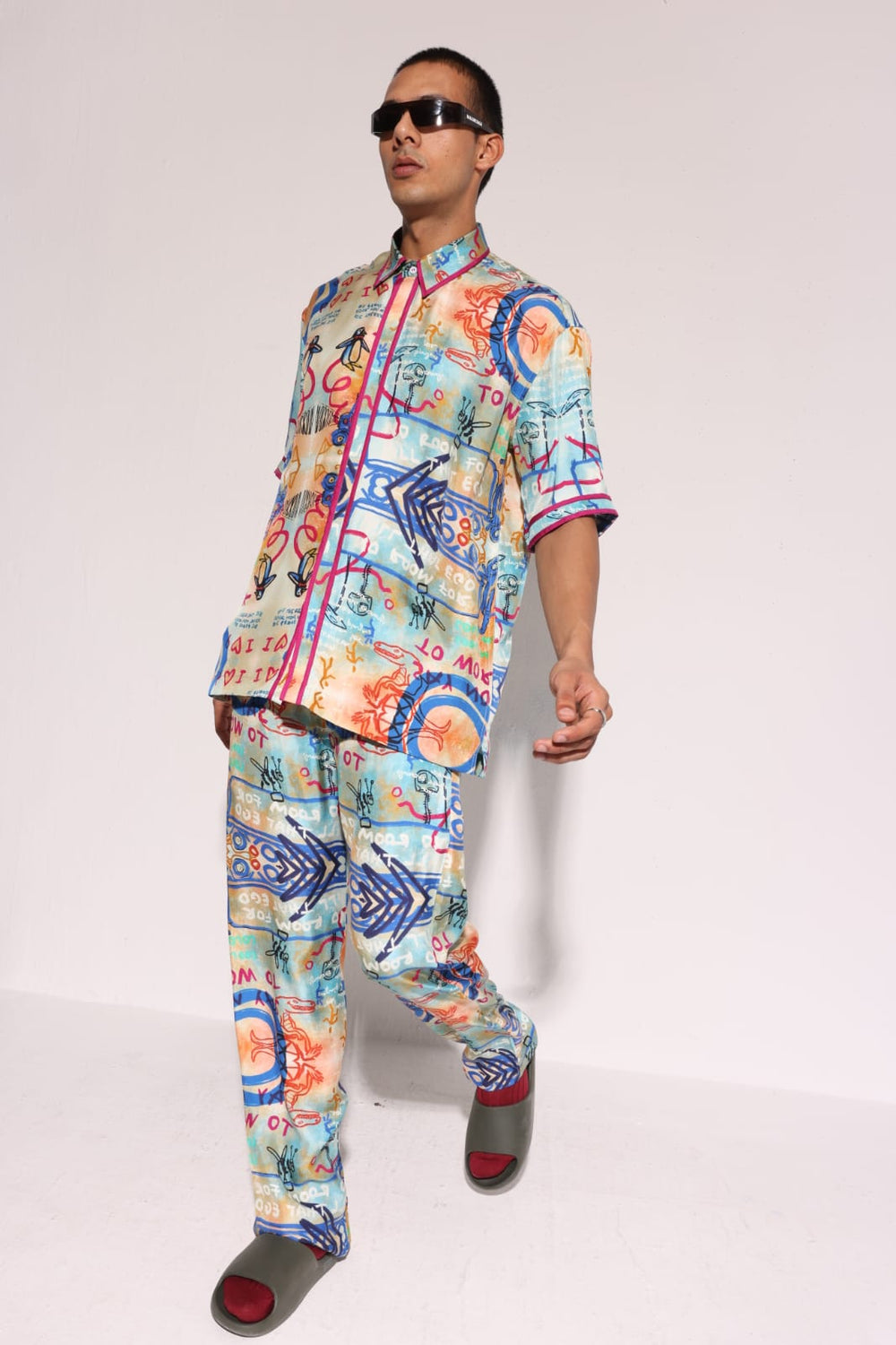 Say No To Work Silk Shirt