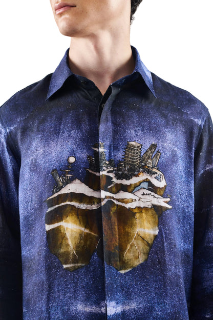 STONE IN BLUE GALAXY