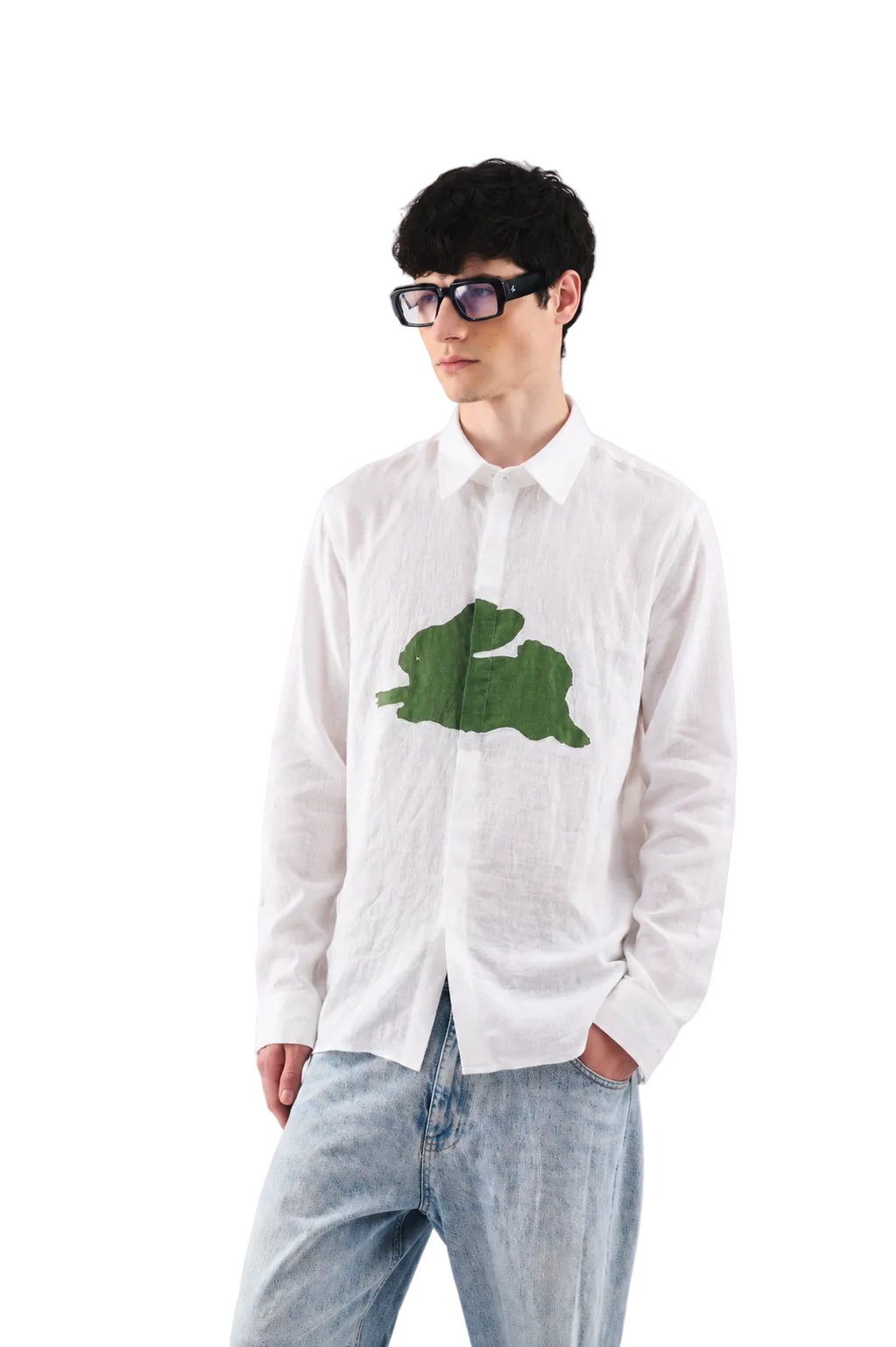 WHITE GREEN RABBIT