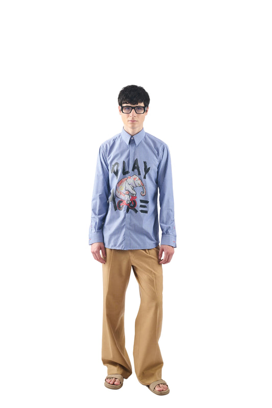 BLUE STRIPE BLACK PLAY MORE