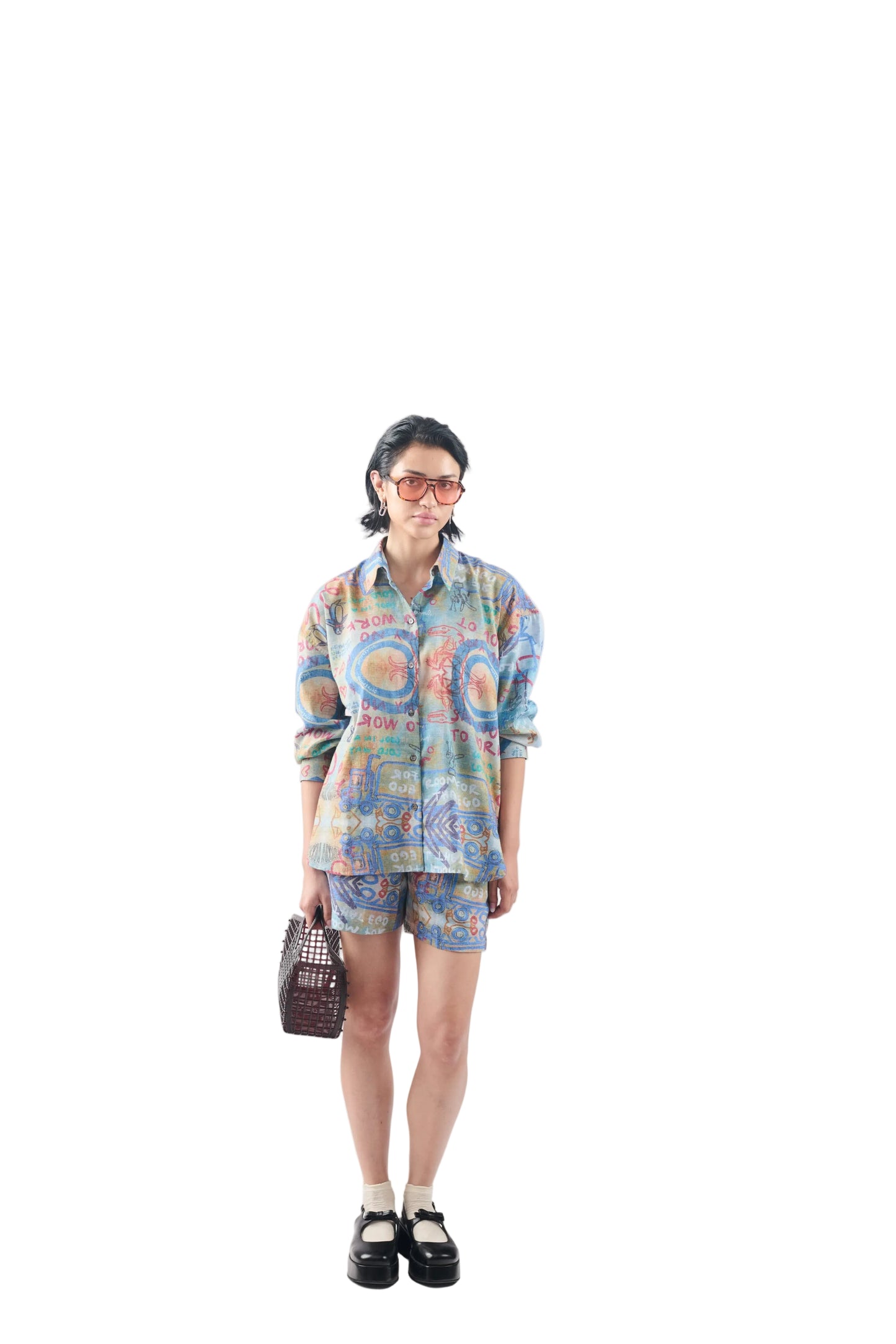 Blue Say No to Work  Co-ord Set