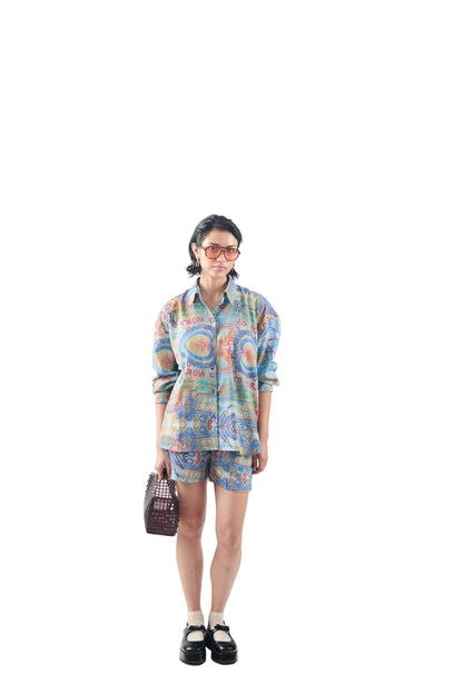 Blue Say No to Work  Co-ord Set