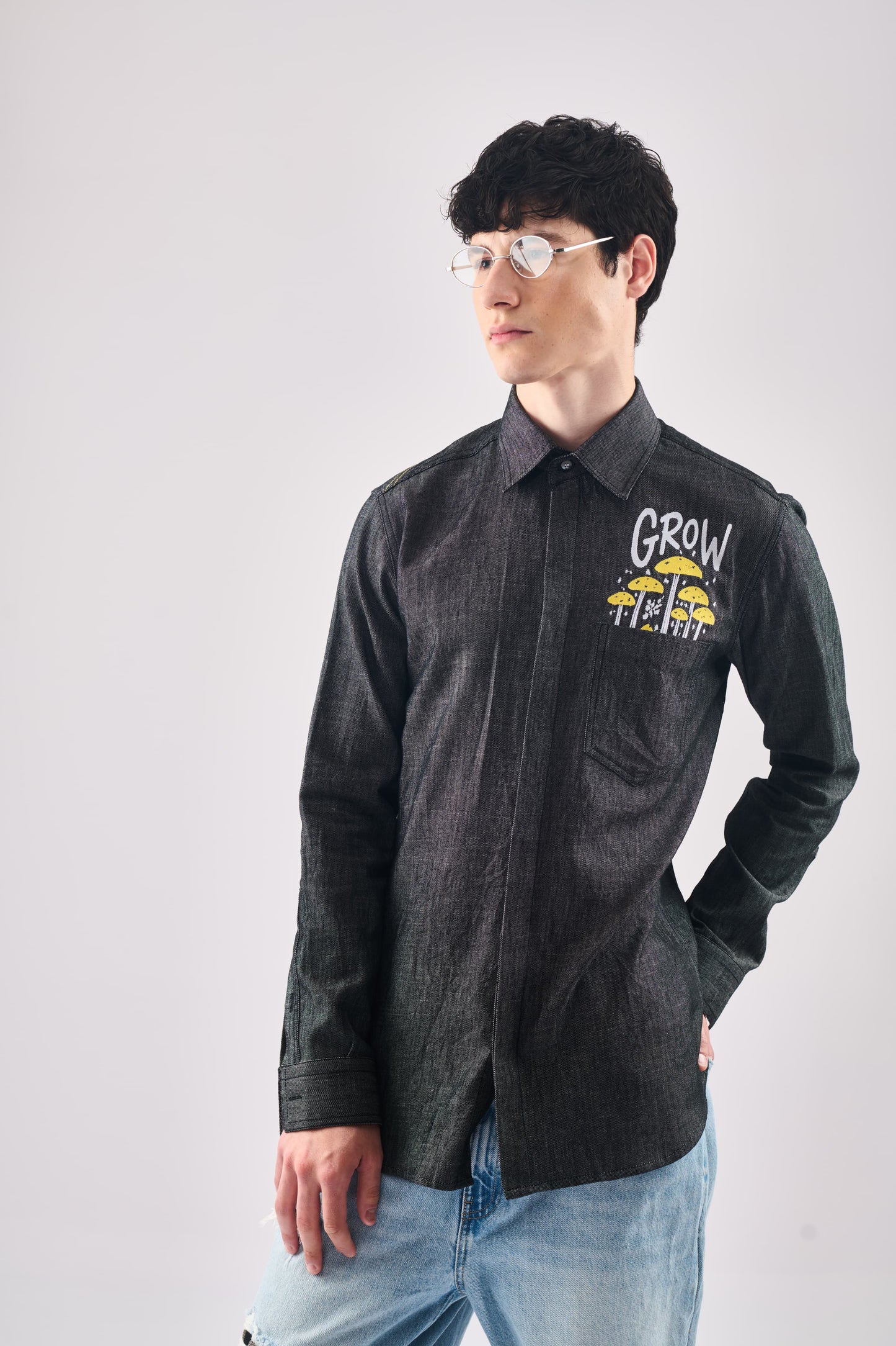 MUSHROOM GROW DENIM