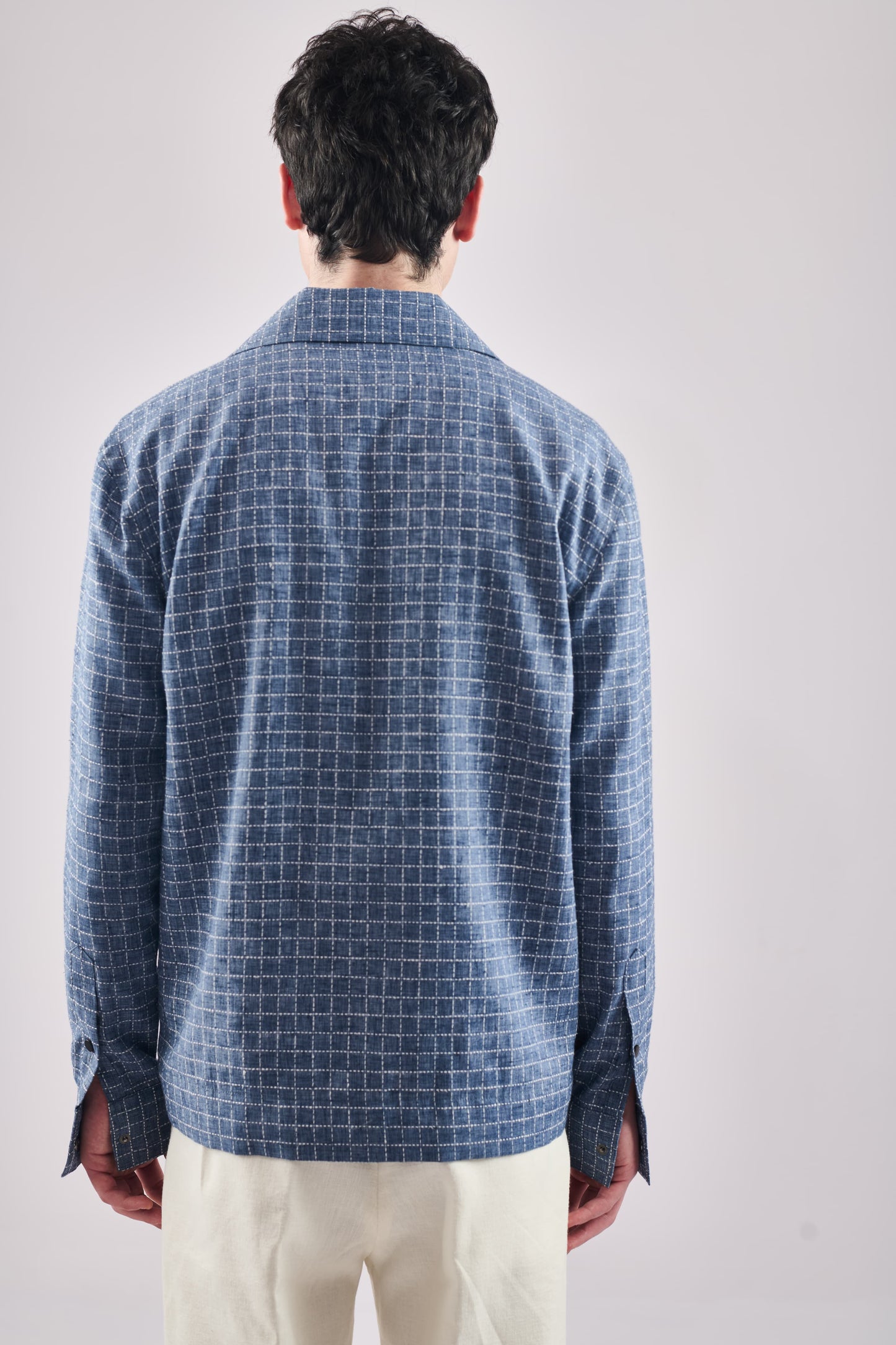 GRIDLINE ZIP UP SHACKET