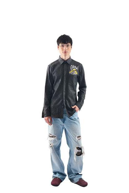 MUSHROOM GROW DENIM