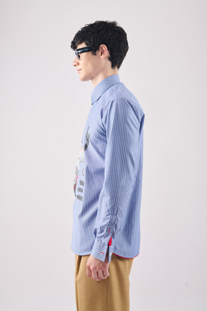 BLUE STRIPE BLACK PLAY MORE