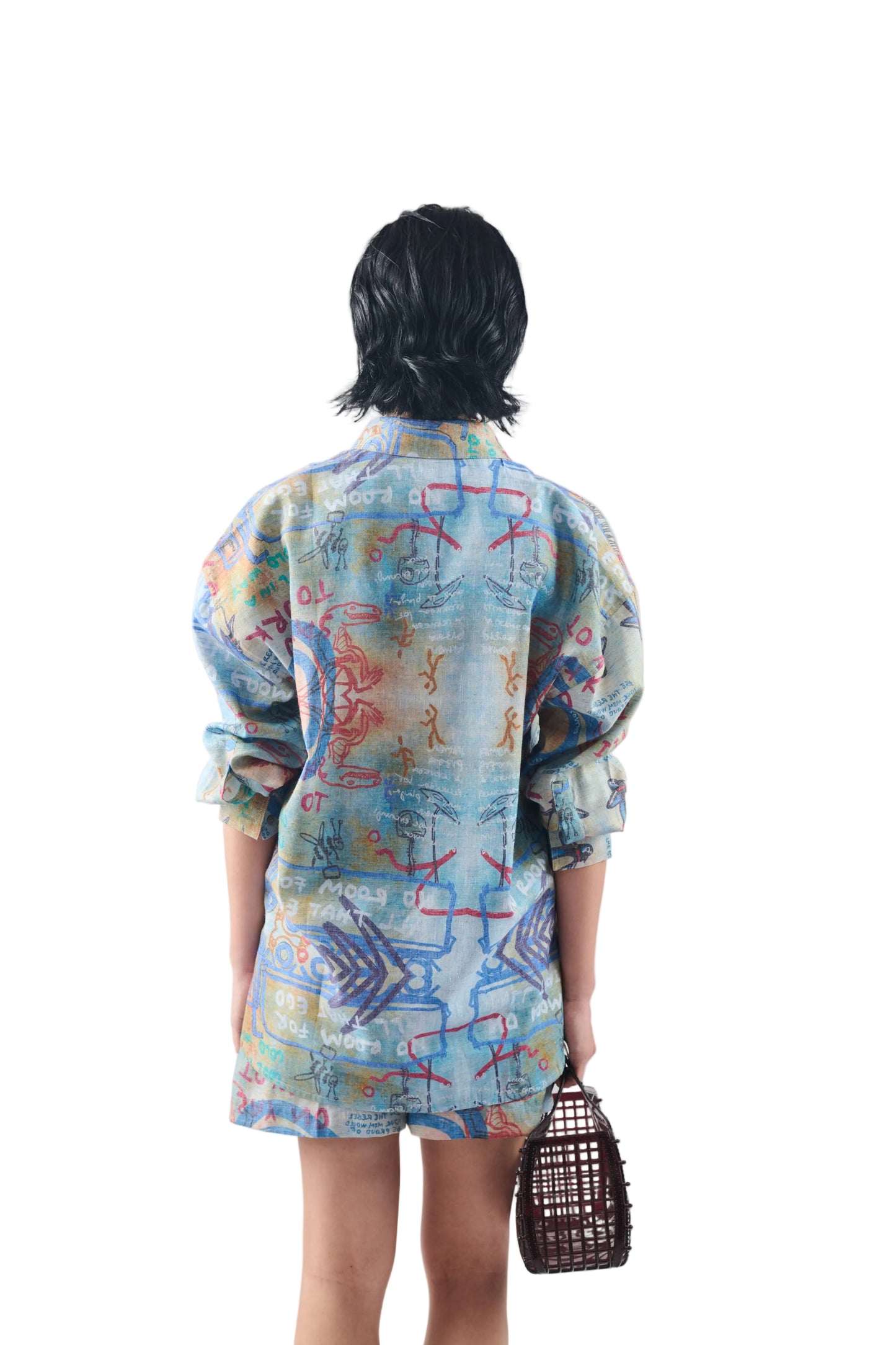 Blue Say No to Work  Co-ord Set