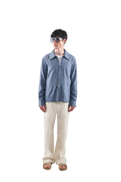 GRIDLINE ZIP UP SHACKET