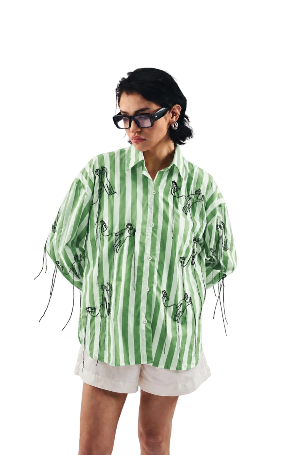 GREEN WITH BLACK ALIEN DOG