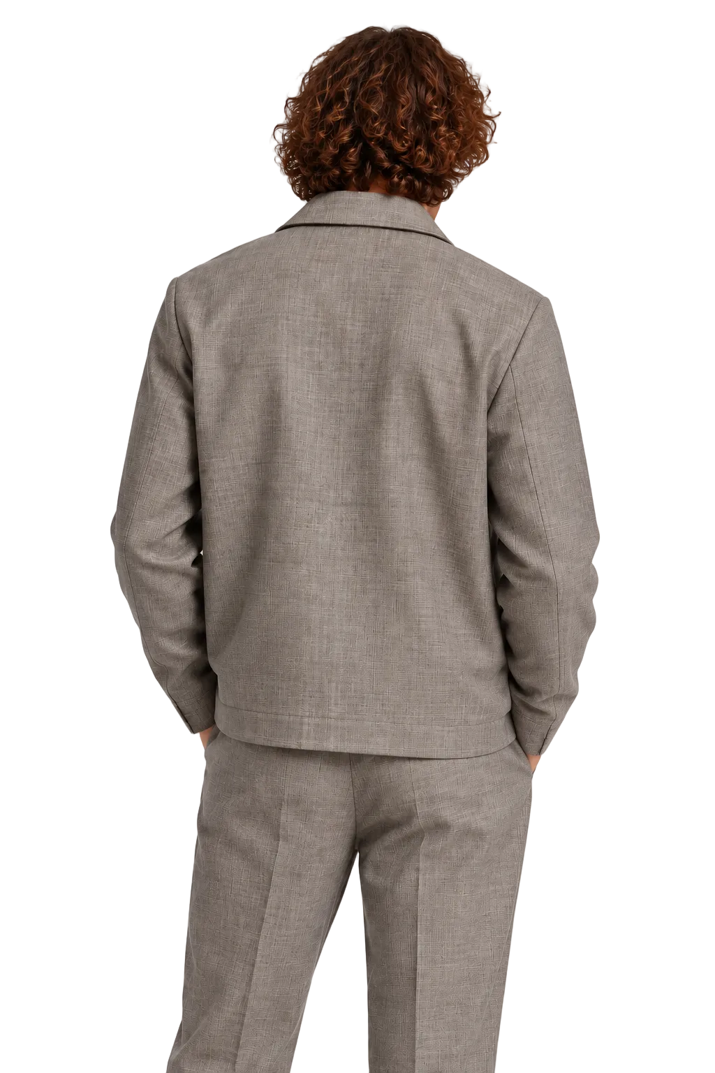 GREY ESSENTIAL SHACKET