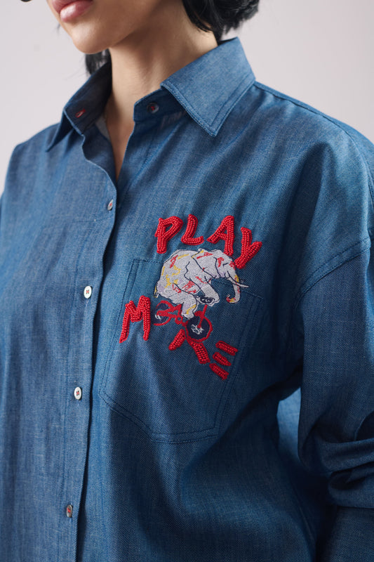 DENIM BEADING PLAY MORE