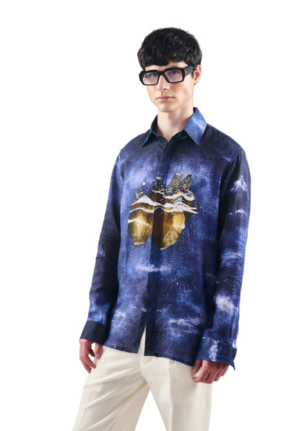 STONE IN BLUE GALAXY