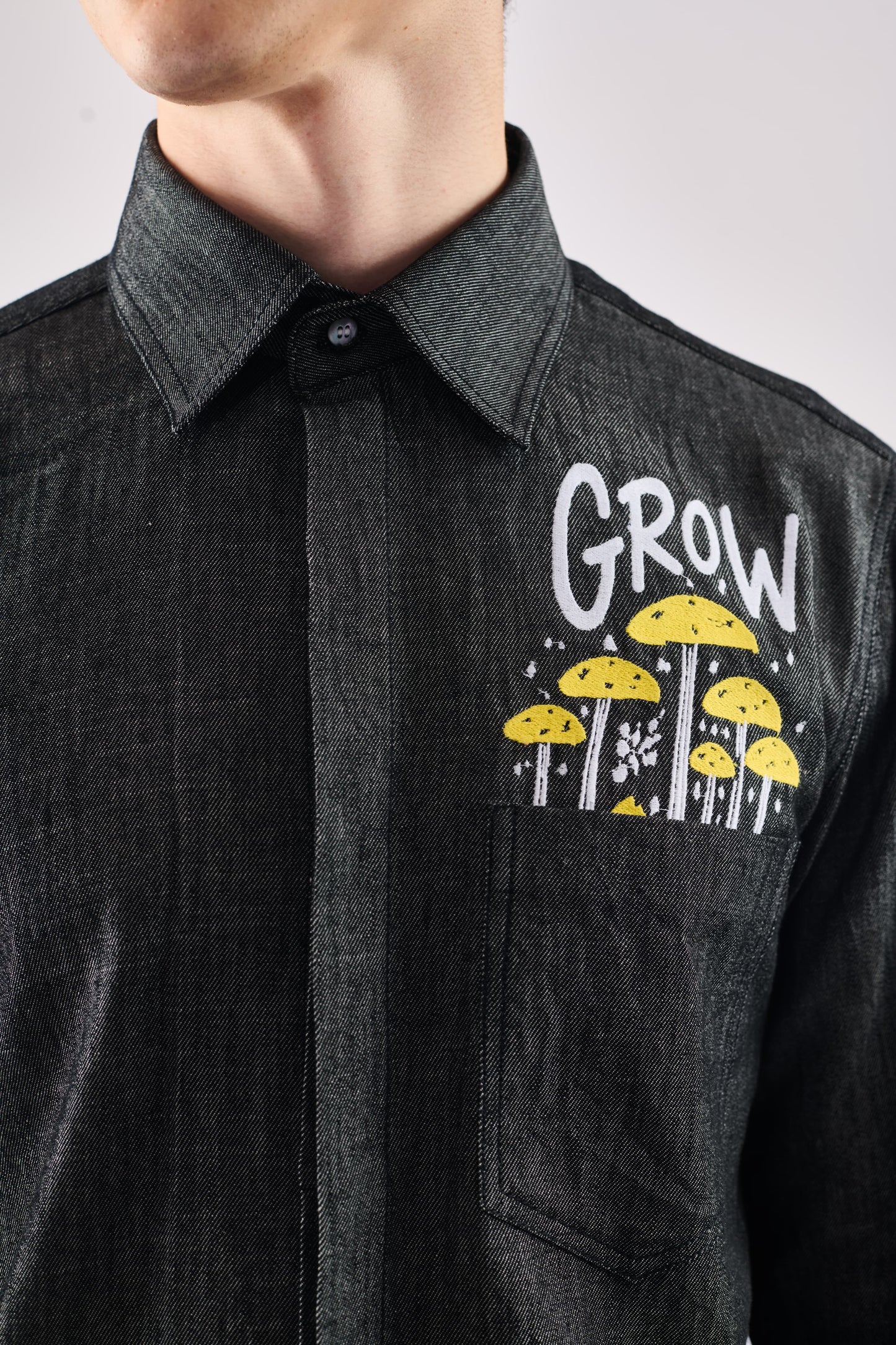 MUSHROOM GROW DENIM