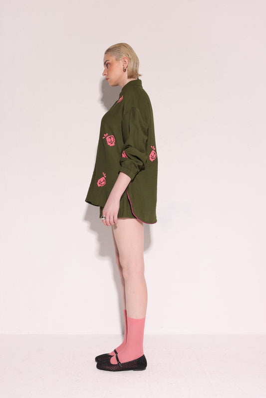 Green/Pink Skull Co-ord Set