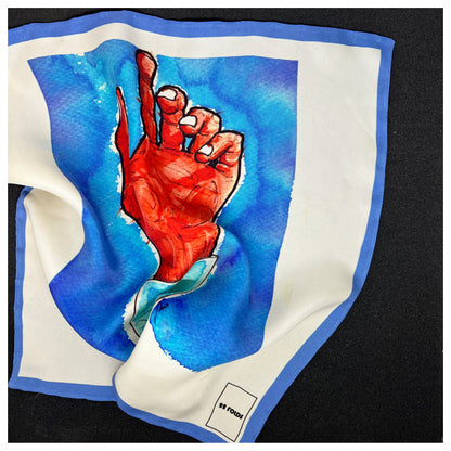 Pocket Square Agua